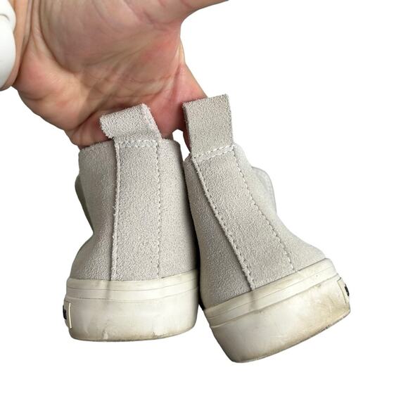 SeaVees Huntington middie light grey/cream suede sneaker EUC SZ9.5 - Picture 8 of 9